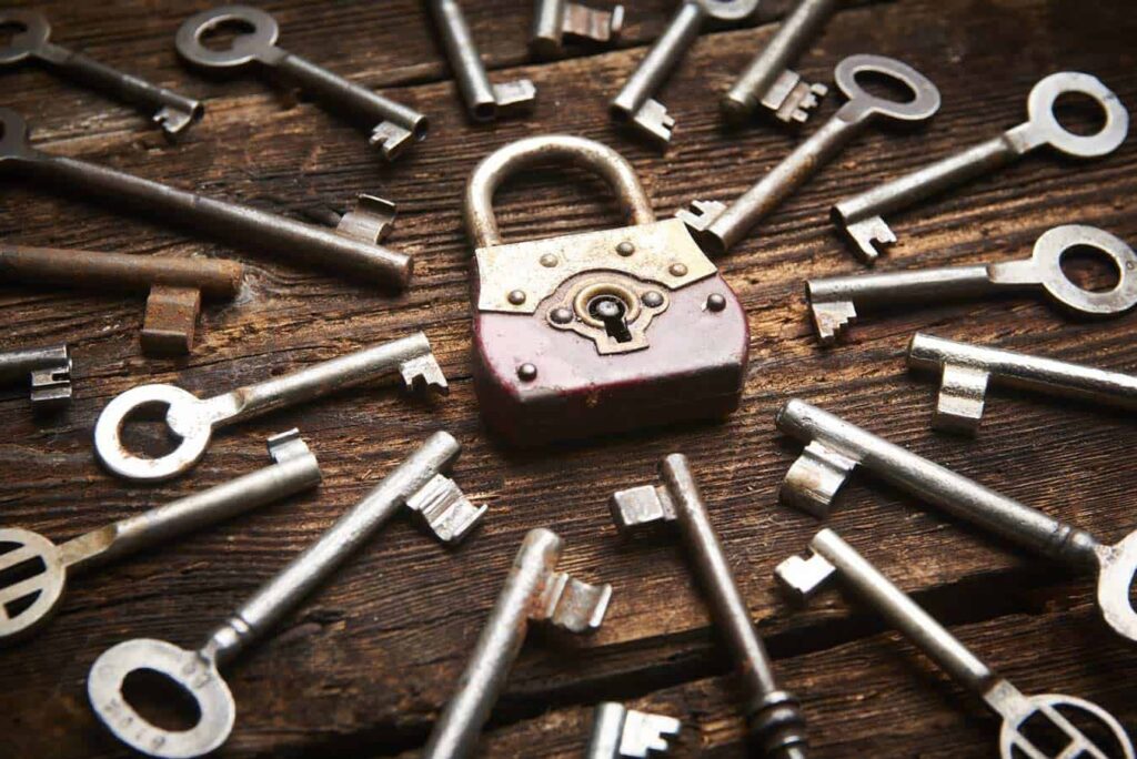 lock and keys